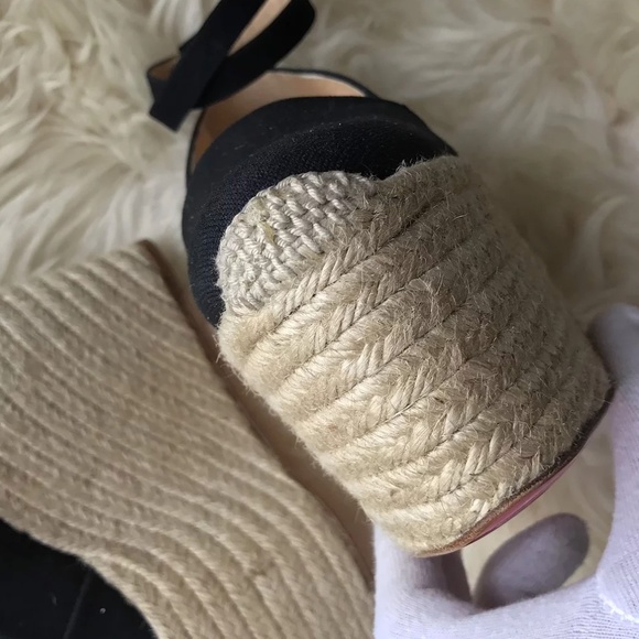 Christian Louboutin Black wedges platform - Picture 8 of 8